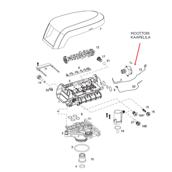 Autotrol 255/263 venttiilin moottori - Image 3