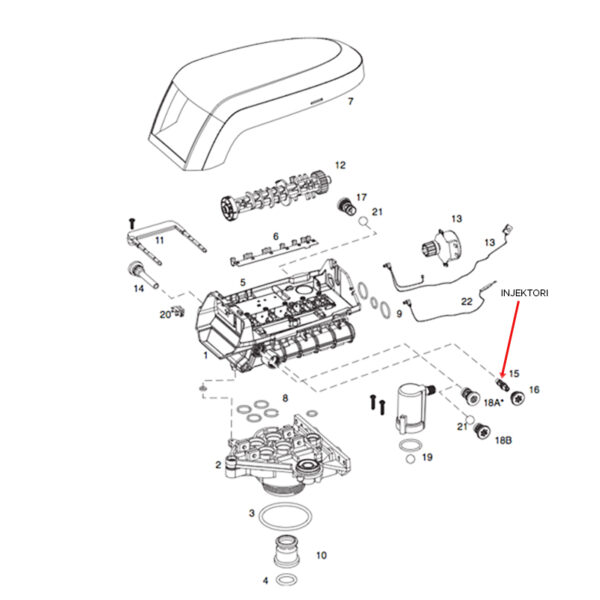 Autotrol 255 Digi - Injektori turkoosi (J) - Image 3